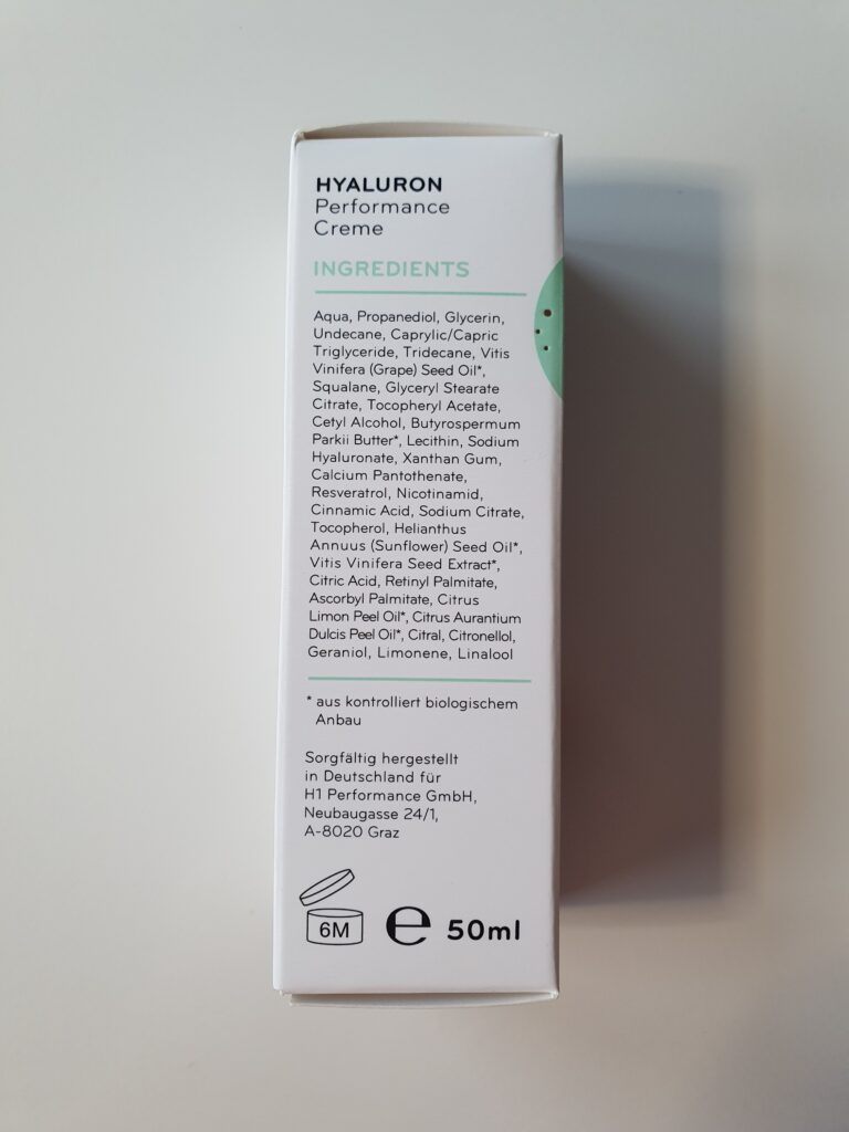 Cosphera Hyaluron Performance Creme Erfahrung